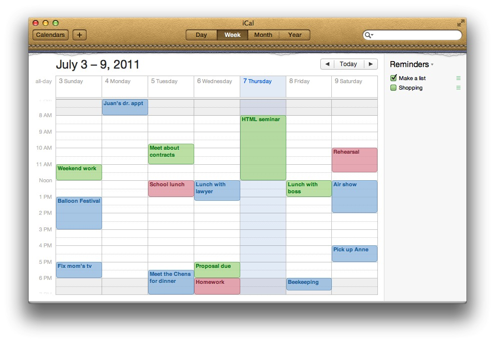 Calendar programs for mac